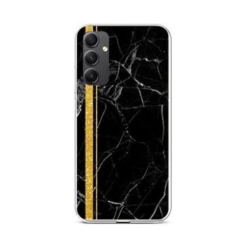 TopQ Kryt STYLE Samsung A34 Mramor černo-zlatý 93207 (93207)