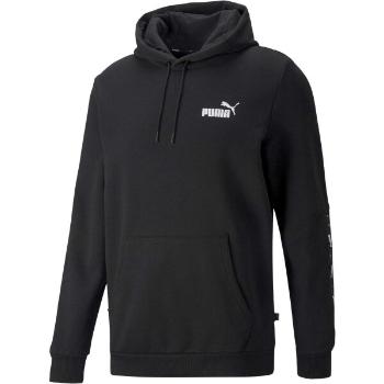 Puma ESSENTIALS + TAPE HOODIE Pánská mikina, černá, velikost