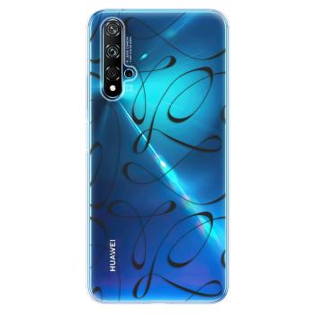 Odolné silikonové pouzdro iSaprio - Fancy - black - Huawei Nova 5T