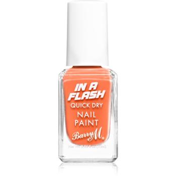 Barry M IN A FLASH lak na nehty odstín Snappy Red 10 ml