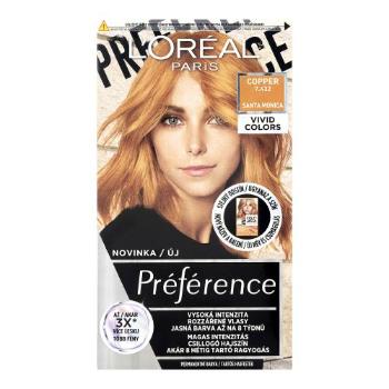 L'Oréal Paris Préférence Vivid Colors 60 ml barva na vlasy pro ženy 7,432 Copper na barvené vlasy; na všechny typy vlasů