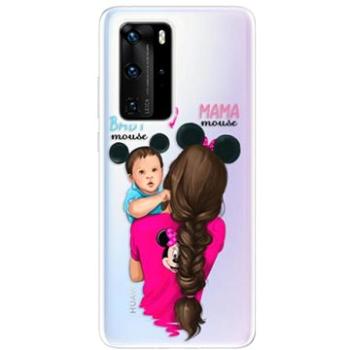 iSaprio Mama Mouse Brunette and Boy pro Huawei P40 Pro (mmbruboy-TPU3_P40pro)