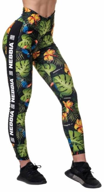 Nebbia High-Waist Performance Leggings Jungle Green XS Fitness kalhoty