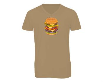 Pánské triko s výstřihem do V Hamburger