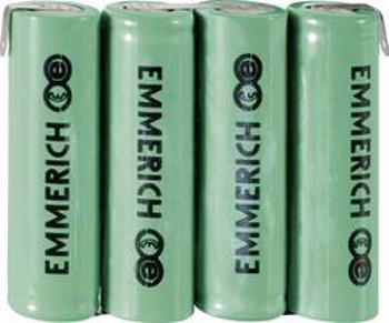 Akupack Ni-MH 4 AA pájecí špička ve tvaru Z Emmerich 255056, 1500 mAh, 4.8 V, pájecí kontakty