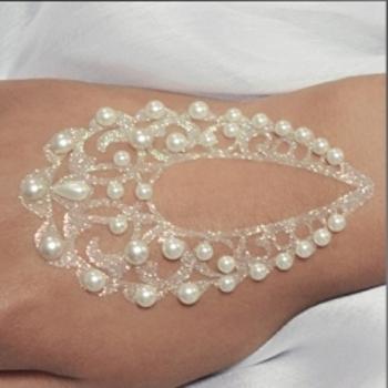 šperk na tělo - Jane Seymour bílá uni