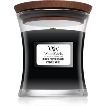 Woodwick Black Peppercorn vonná svíčka s dřevěným knotem 85 g