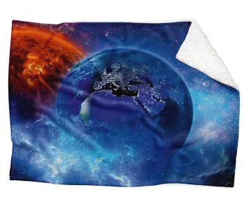 IMPAR Fleecová deka Vesmír 5 150x120 cm (Rozměr : 200 x 140 cm, Podšití beránkem: ANO)