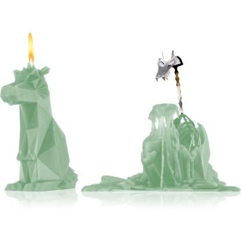 54 Celsius PyroPet DREKI (Dragon) dekorativní svíčka III. Sage Green 17,8 cm