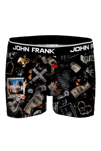 Pánské boxerky John Frank JFBDMOD107 XL Černá