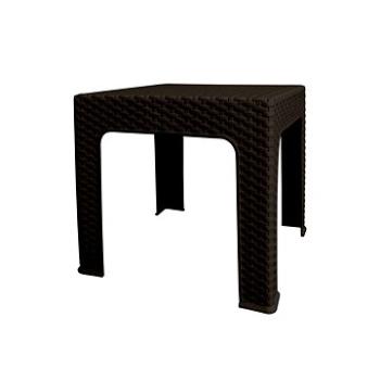 MEGA PLAST Stůl zahradní BISTRO, wenge 48cm (8606018202805)