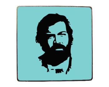 Magnet čtverec kov Bud Spencer