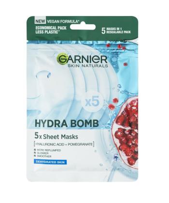 Garnier Skin Naturals Hydra Bomb vyplňujicí textilní maska 5 ks