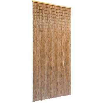 Dveřní závěs proti hmyzu, bambus, 90 x 200 cm (243715)