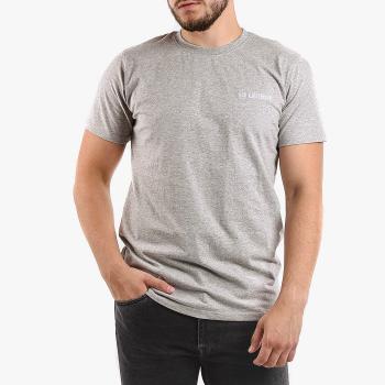 Pánské tričko Han Kjobenhavn ležérní šedé melanžové logo m-20001-10