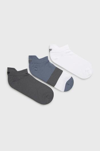 Ponožky 4F (2-pack) dámské, šedá barva