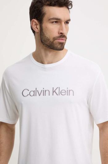 Tričko Calvin Klein Underwear bílá barva, s aplikací, 000NM2501E