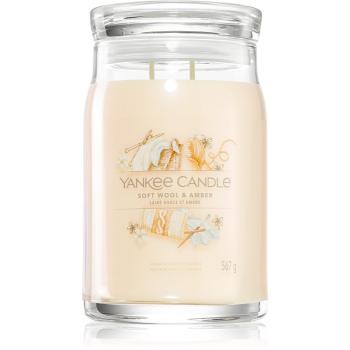 Yankee Candle Soft Wool & Amber vonná svíčka 567 g