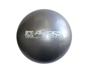 ACRA Míč OVERBALL 30 cm, stříbrný