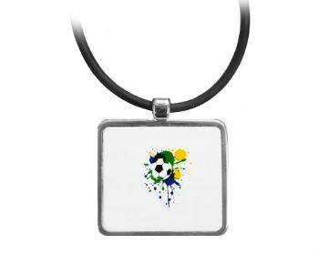 Medailonek malý obdelník Fotbalový míč