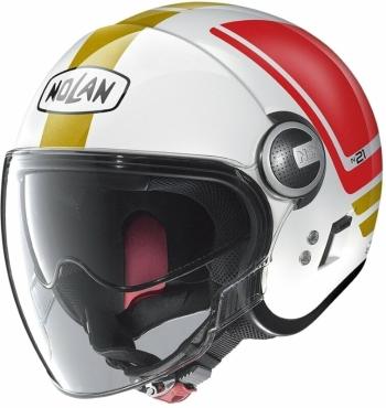 Nolan N21 Visor Flybridge Metal White Gold/Red/Green XS Přilba