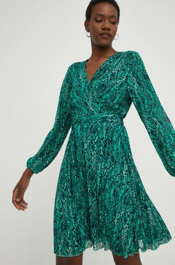 Šaty Answear Lab zelená barva, mini