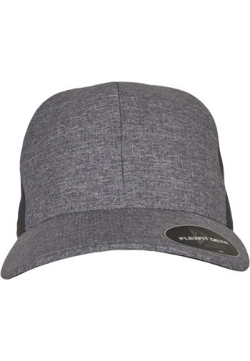 Urban Classics Flexfit Delta® Carbon Cap – 2 Tone melange blue/melange charcoal - S/M