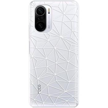 iSaprio Abstract Triangles 03 - white pro Xiaomi Poco F3 (trian03w-TPU3-PocoF3)
