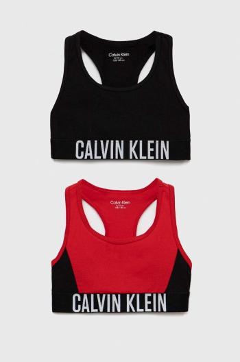 Dětská podprsenka Calvin Klein Underwear 2-pack vínová barva