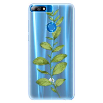 Silikonové pouzdro iSaprio - Green Plant 01 - Huawei Y7 Prime 2018