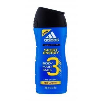 Adidas 3in1 Sport Energy 250 ml sprchový gel pro muže