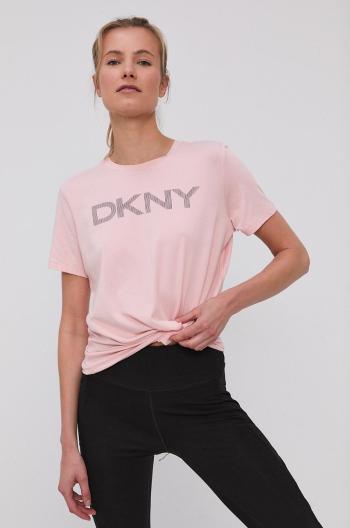Tričko Dkny dámské, růžová barva