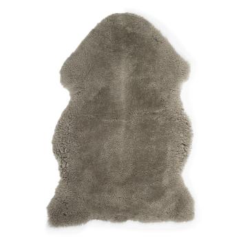 Dekorativní béžovo šedá kožešina z ovčí kůže - 60*90*5cm QXNVSB