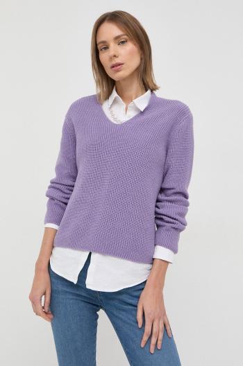 Bavlněný svetr Marc O'Polo dámský, fialová barva,