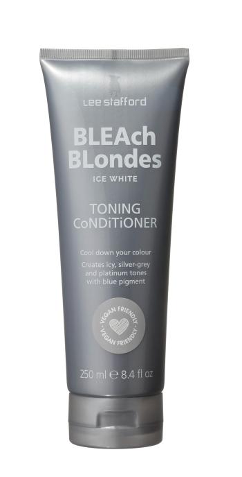 Lee Stafford Bleach Blondes Ice White kondicionér s modrým pigmentem, 250 ml