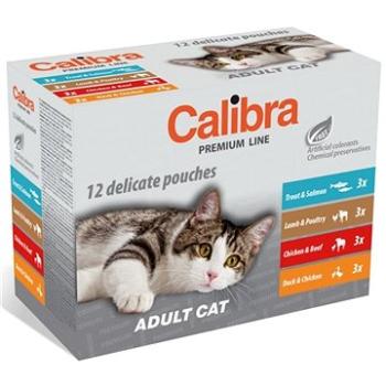 Calibra Cat Premium Kapsičky pro dospělé kočky multipack 12 × 100 g (8594062084860)