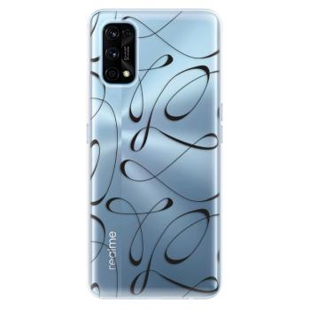 Odolné silikonové pouzdro iSaprio - Fancy - black - Realme 7 Pro