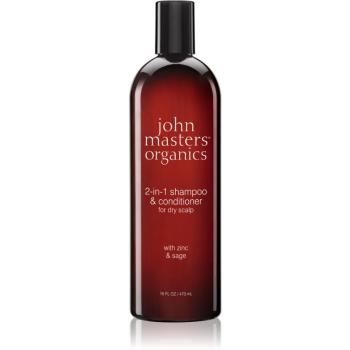 John Masters Organics Zinc & Sage šampon a kondicionér 2 v 1 473 ml