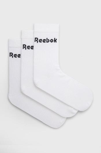 Ponožky Reebok (3-pack) GH0332 pánské, bílá barva