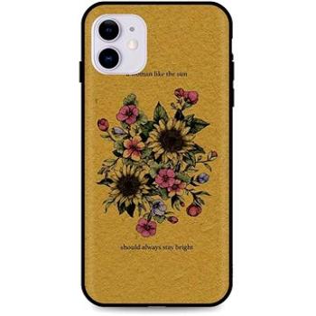 TopQ iPhone 11 silikon Bouquet 48926 (Sun-48926)