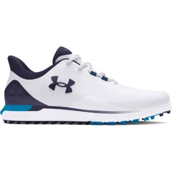 Under Armour DRIVE FADE Pánské golfové boty, bílá, velikost 45.5