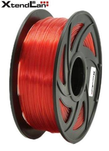 XtendLAN PLA filament 1,75mm průhledný oranžový 1kg, 3DF-PLA1.75-TOR 1kg