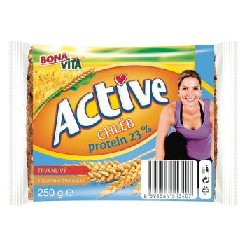 Trvanlivý chléb Active protein 23% 250 g - Bona Vita