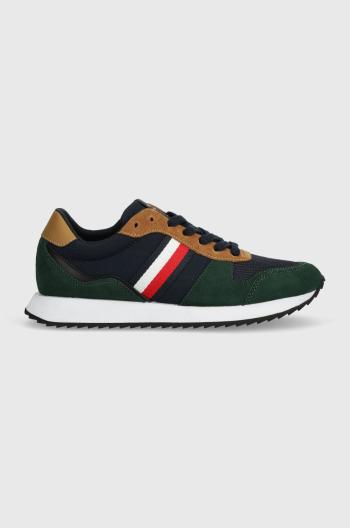 Sneakers boty Tommy Hilfiger RUNNER EVO MIX ESS tmavomodrá barva, FM0FM04886