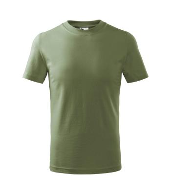 MALFINI Dětské tričko Basic - Khaki | 110 cm (4 roky)