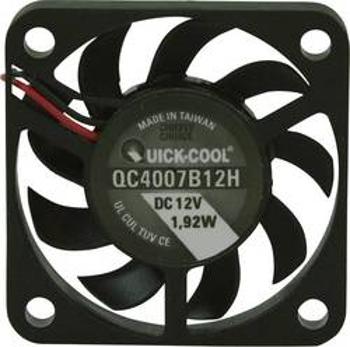 Axiální ventilátor QuickCool QC4007B12H QC4007B12H, 12 V/DC, 28.8 dB, (d x š x v) 40 x 40 x 7 mm