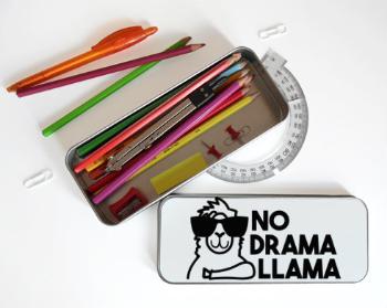 Plechová krabička No drama llama