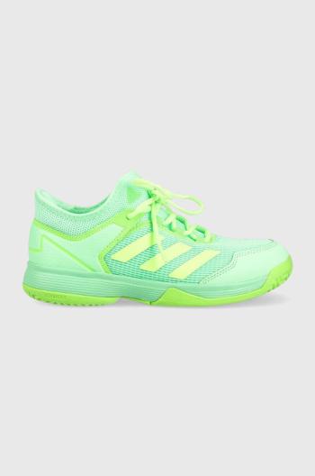 Dětské sneakers boty adidas Performance zelená barva