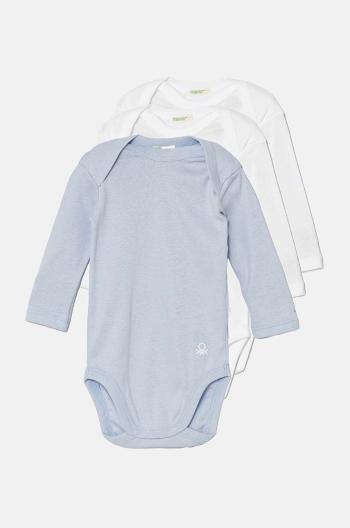 Bavlněné kojenecké body United Colors of Benetton 3-pack 3GI70B089