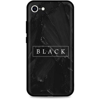 TopQ Kryt LUXURY iPhone SE 2022 pevný Black 74117 (Sun-74117)
